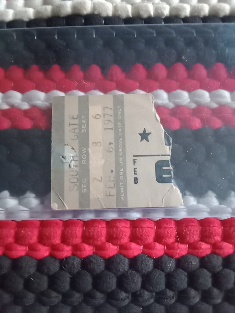 💋 Kiss Ticket Stub 🎸 Rock And Roll Over Tour, 2-6-77, Bloomington Minnesota