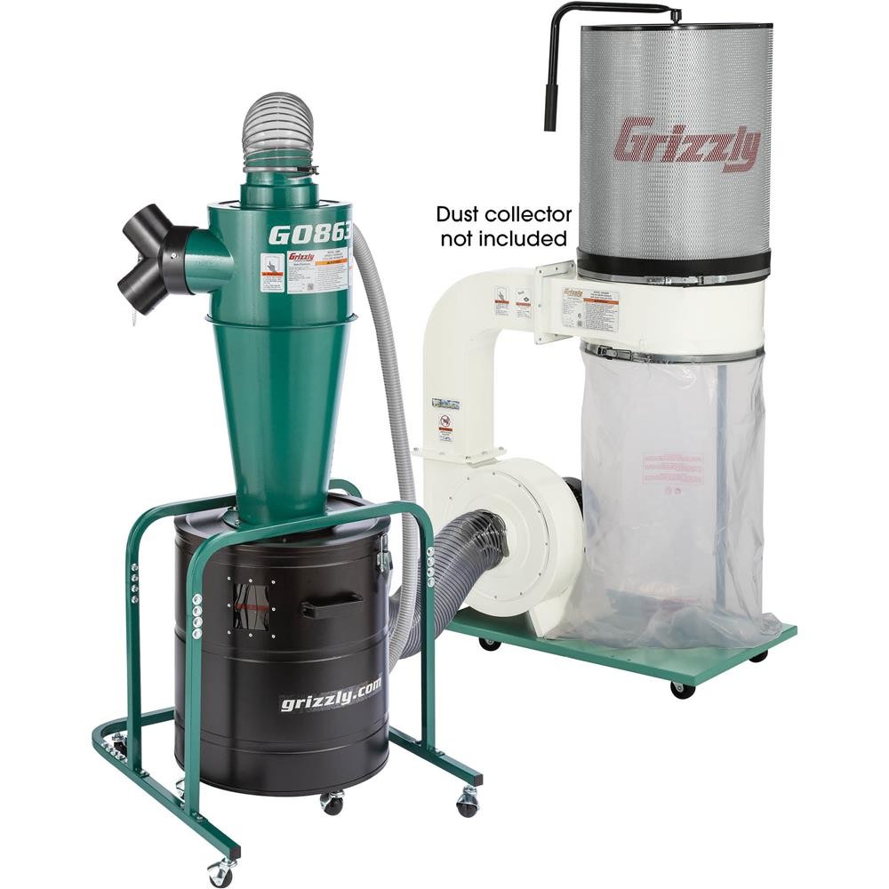 G0863 Grizzly Growler Cyclone Separator