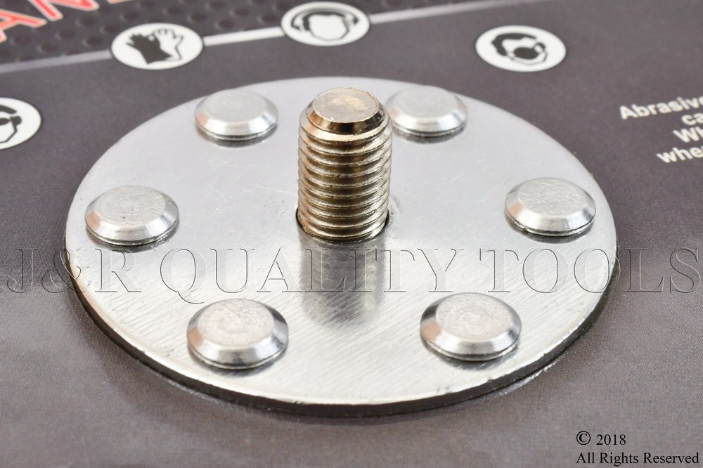 (2) 5" Hook and Loop Face Sanding Pad for Vacuum