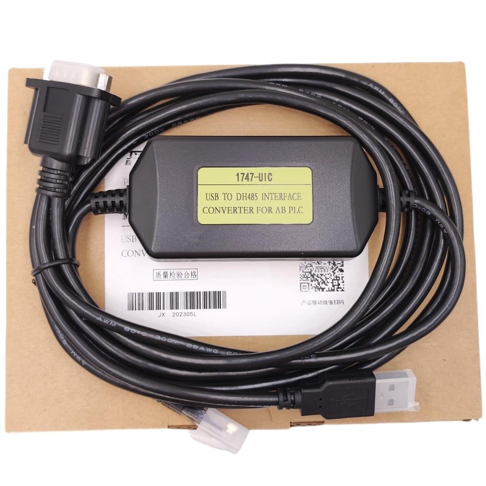 NEW 1747-UIC USB Interface PLC Programming Cable to DH485 1747-PIC