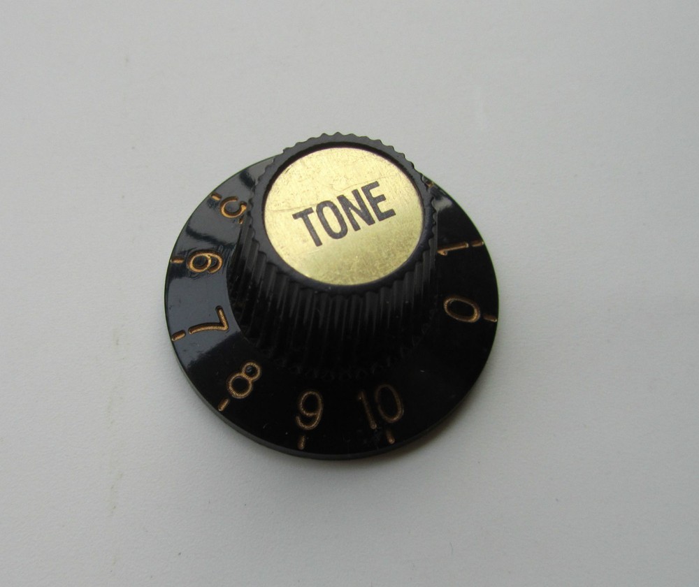 Black W/ Gold Witch Hat Knobs Guitar Knobs for LP Epiphone SG