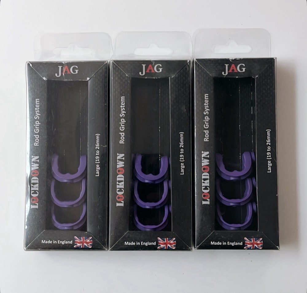 9 JAG Products Lockdown Large Purple Interchangeable Soft Grip Inserts