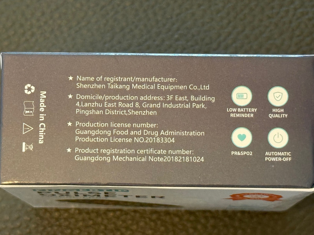 Pulse Oximeter -Finger Tip - Model LK 89