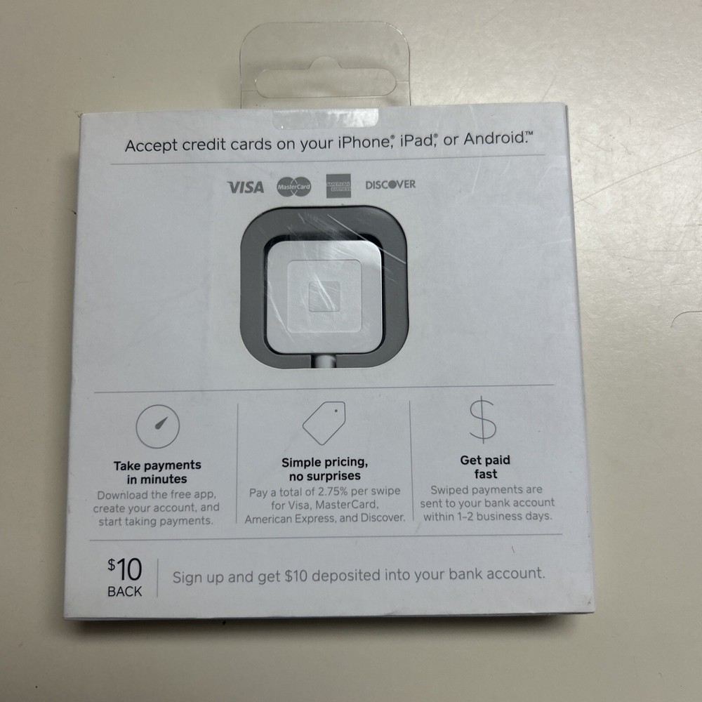 New Square Credit/Debit Card Reader Accept Visa Mastercard 2013