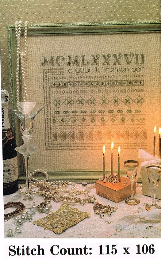 A YEAR TO REMEMBER  CROSS STITCH  PATTERN ONLY -   3AM