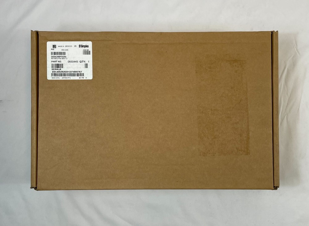 Simplex 650-445 | 4010ES PDI BAY 2 | Same Day Shipping (SEALED)