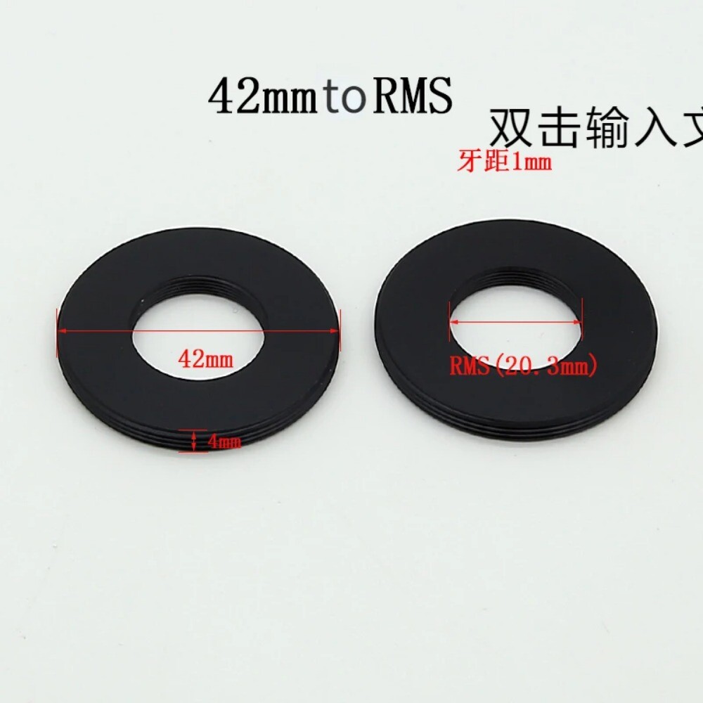 Microscope Accessories Microscope Objective Lens Adapter Ring M26 M27 M42 RMS