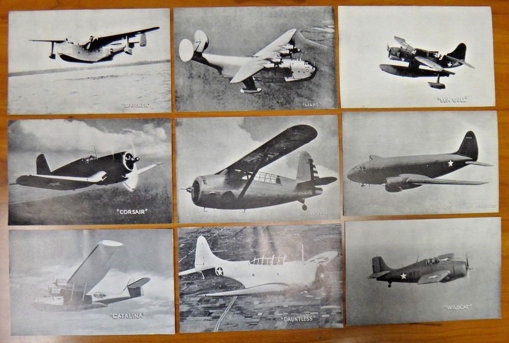 31 Different 1940's WWII War Plane Premiums