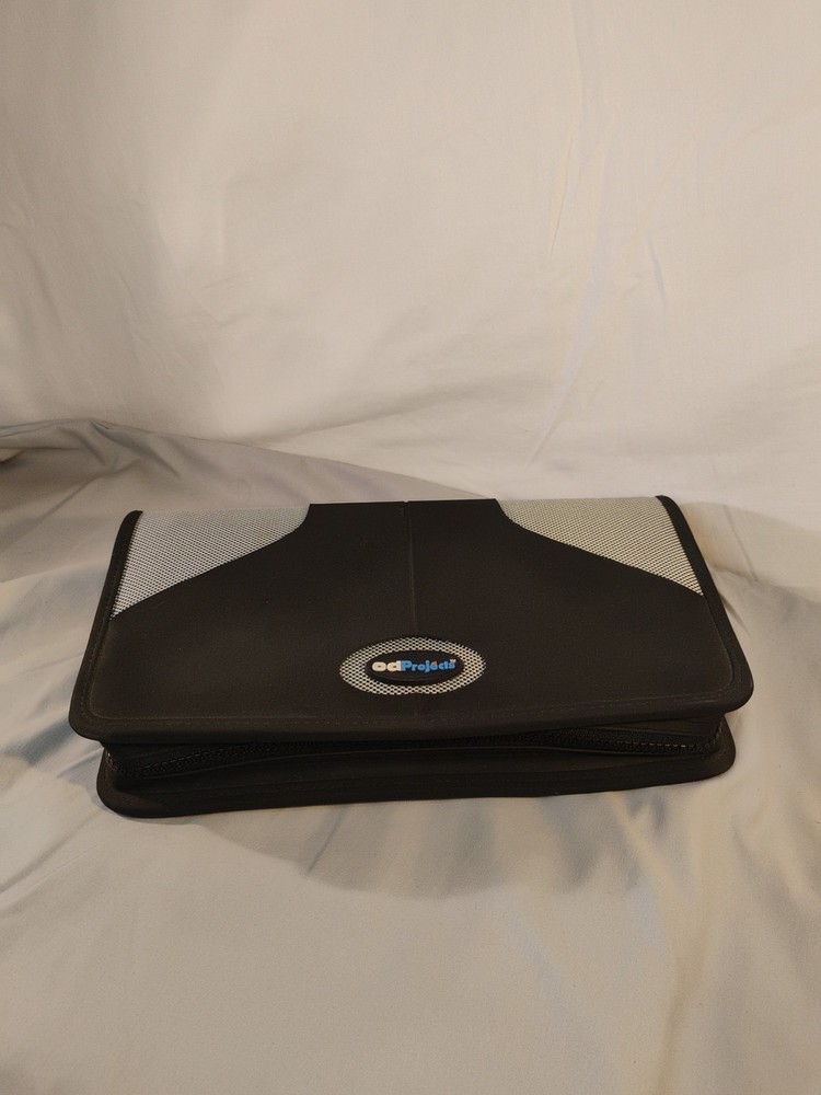 🔥CD PROJECTS 64 Capacity CD DVD Blu Ray Media Storage Zip Case Zip Up Holder