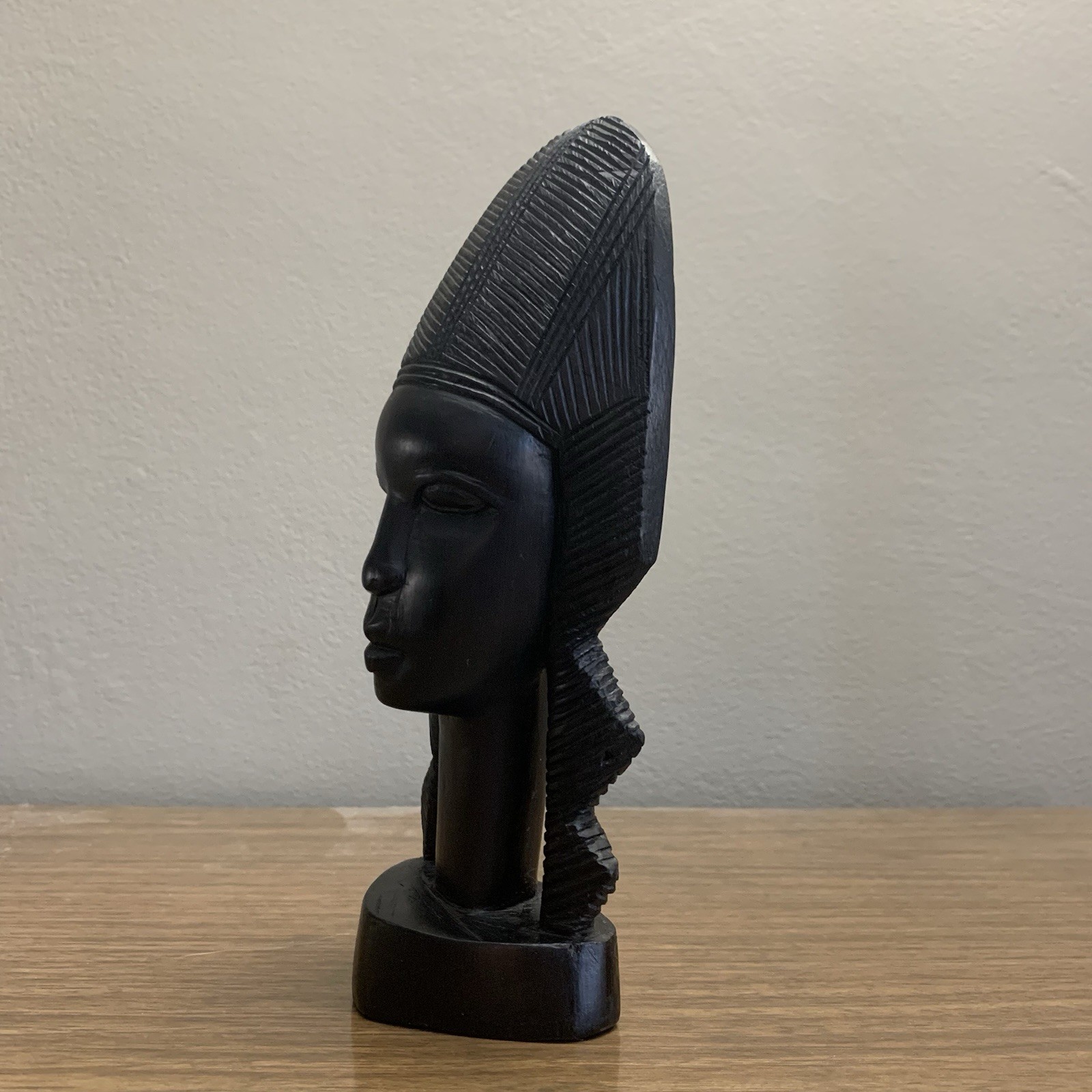 Hand Carved African Ebony Wood Sculpture