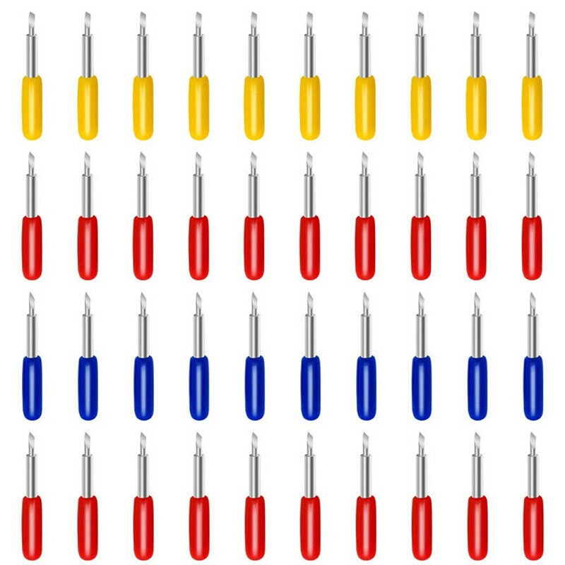 50Pack 30°/45°/60° Assorted Roland Cutting Plotter Vinyl Cutter Blade Knife Tool