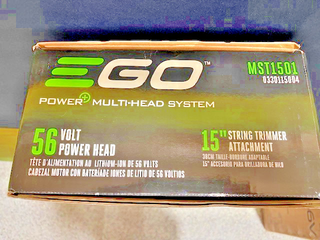EGO MST1501, Power Multihead System, String Trimmer -- FREE SHIPPING --
