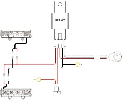 Nilight 2PC 4Inch Amber Led Pods Triple Row 60W Flood Spot Combo Fog Lights