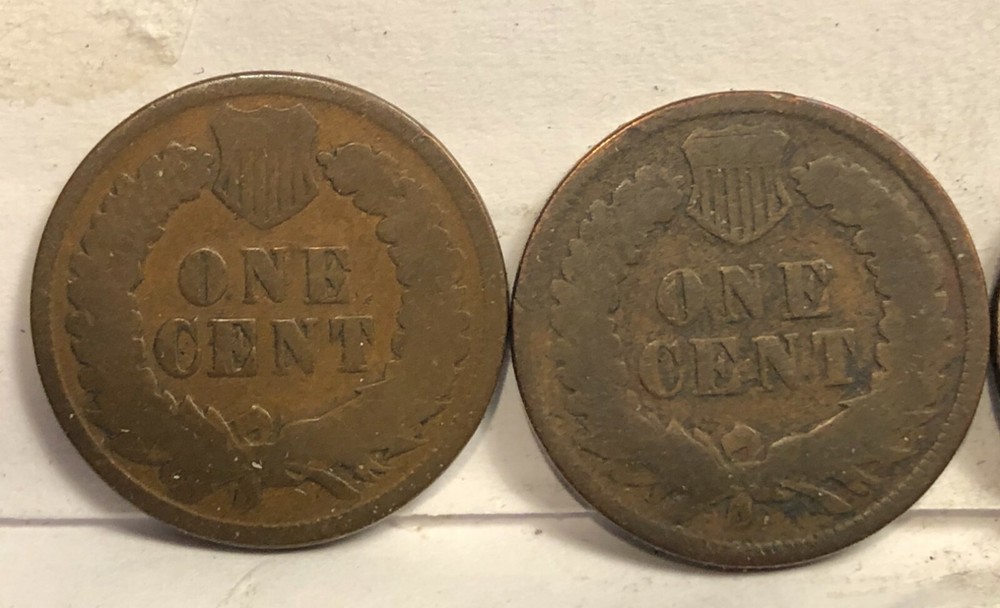 1873 - 1876 indian head Cents (B-3)