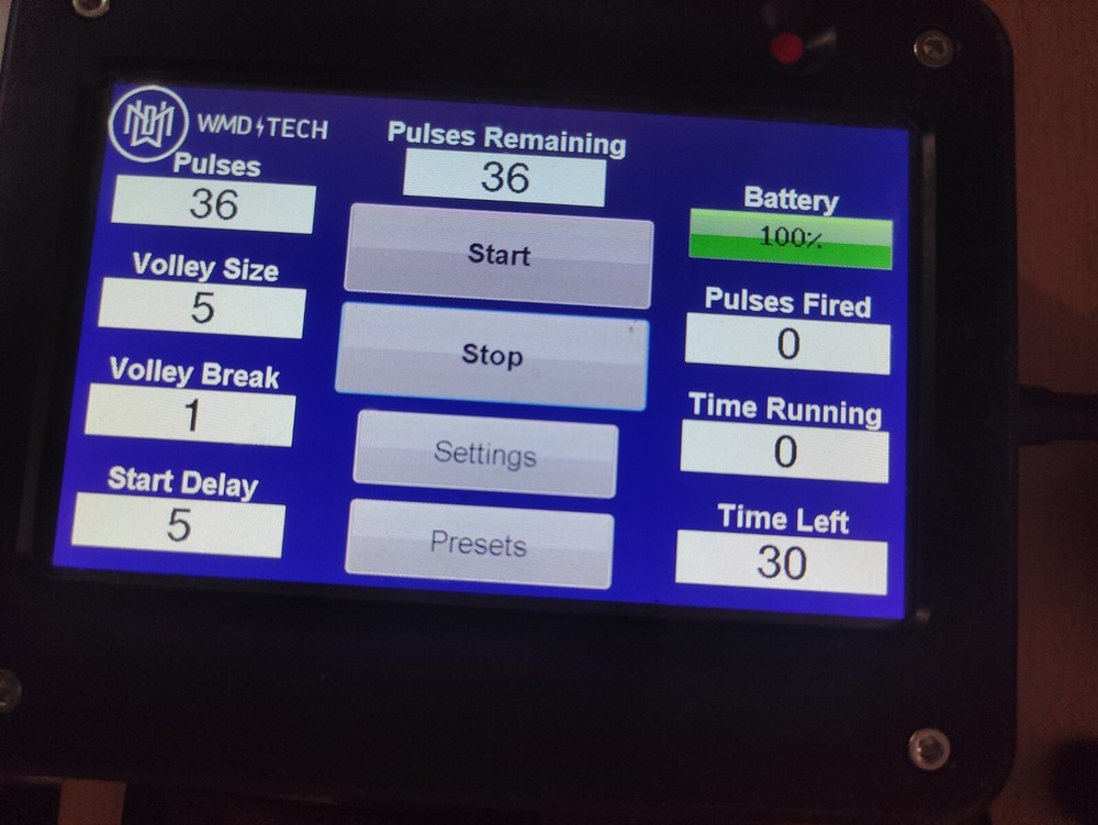 WMDTECH pulses screen control Volley | FedEx or DHL