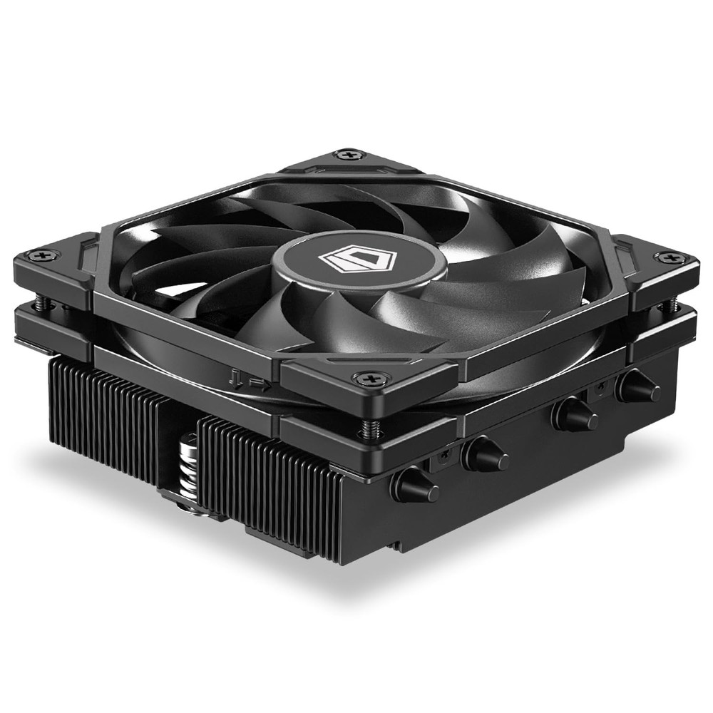 ID-COOLING IS-40-XT Black - 47mm Height Low Profile CPU Cooler, 4...