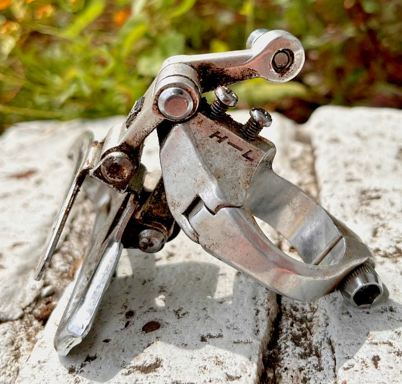 Shimano Deerhead Triple Front Derailleur 28.6mm Clamp Bottom Pull FD-M700