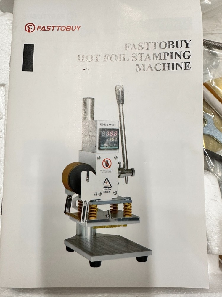 hot foil stamping machine used