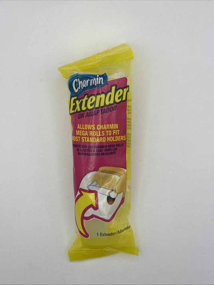Charmin Toilet Paper Extender Adapter Mega Roll Fits Most Standard Holders NIP