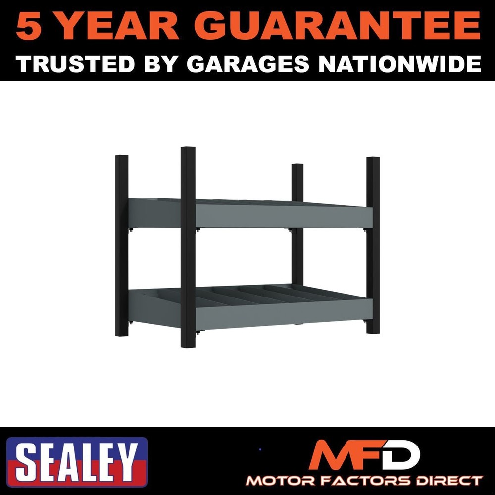 Sealey Modular Storage Mid Unit 2 Compartment Shelve 580mm APMRM4