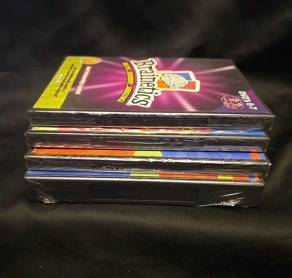 Brainetics Math & Memory System from Mike Byster DVD LOT NEW SEALED
