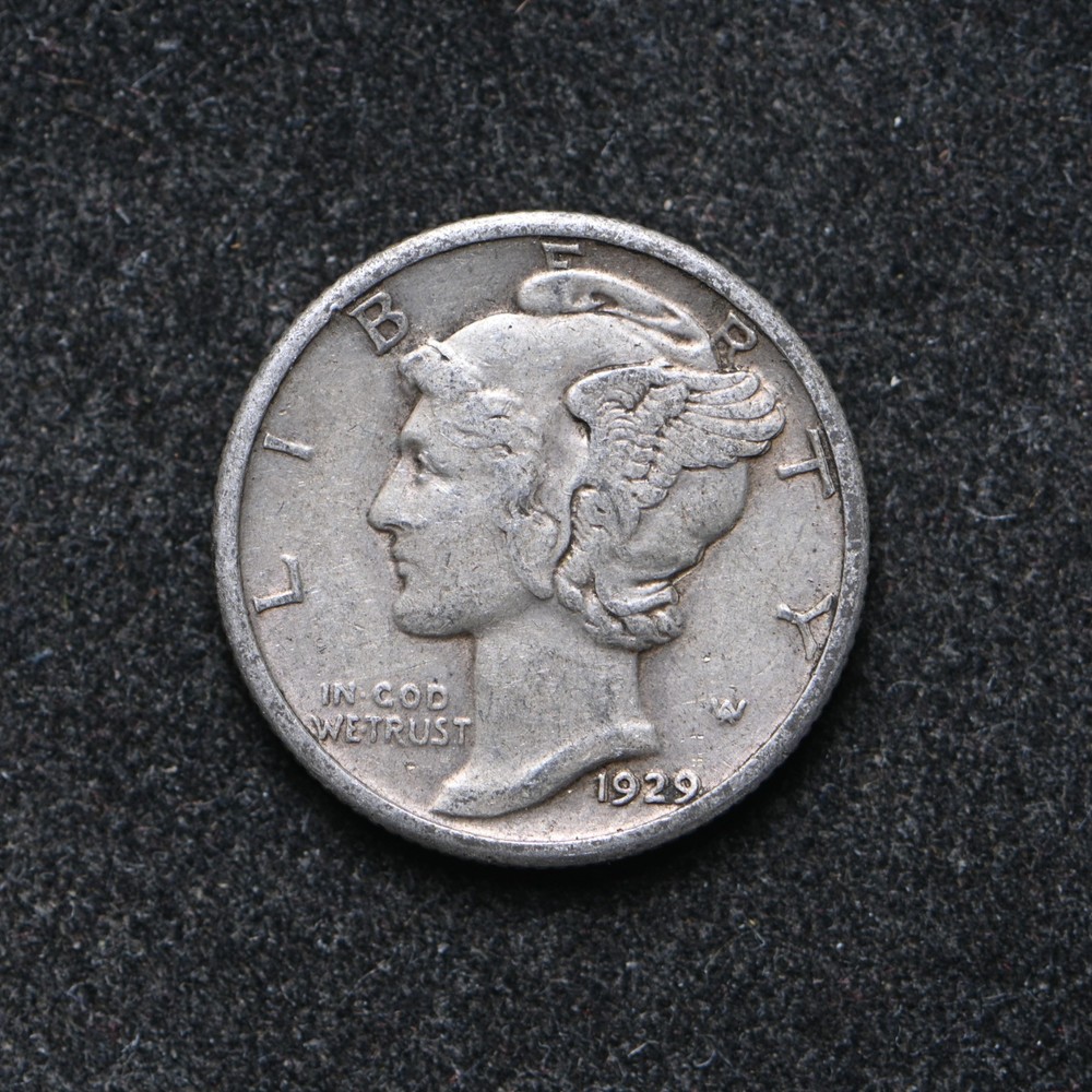 1929 Mercury Silver  Dime (bb18777)