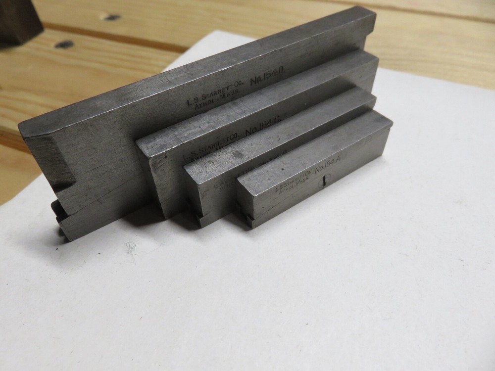 Starrett Adjustable Parallel Set 154 A-D