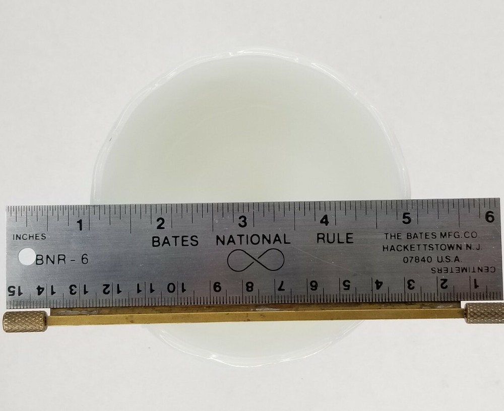 Vase Milk Glass Large Depression Glass, X Pattern