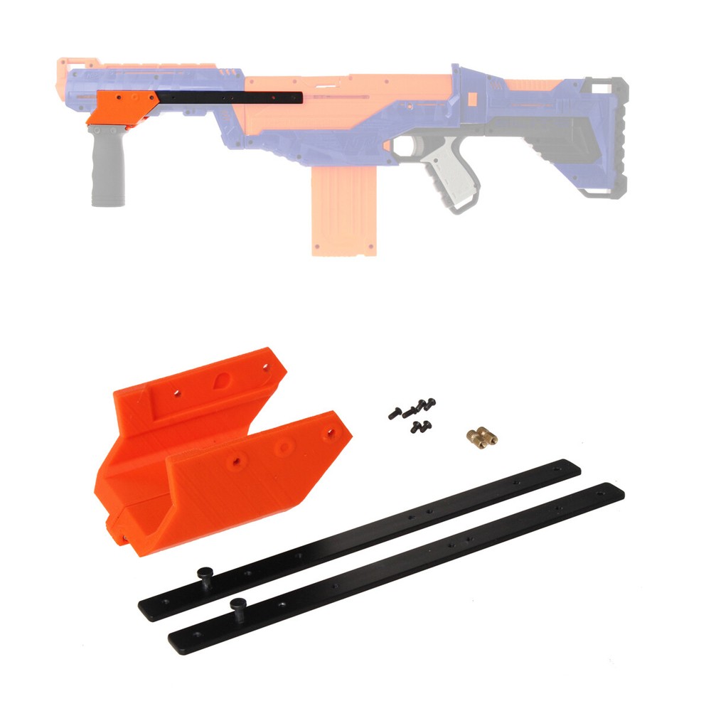 Worker Mod Pump Kits 3D printed Orange for Delta Trooper Modify Toy