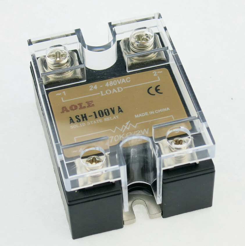 Enhanced single-phase solid state voltage regulator relay ASH-100VA motor
