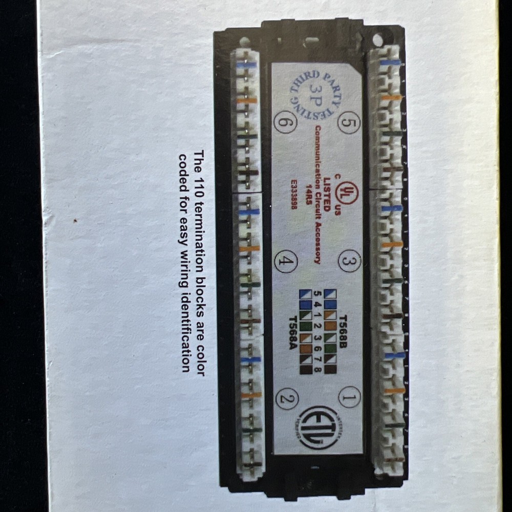 DataComm Part#20-5548 Cat 5e Universal 48 Port Patch Panel