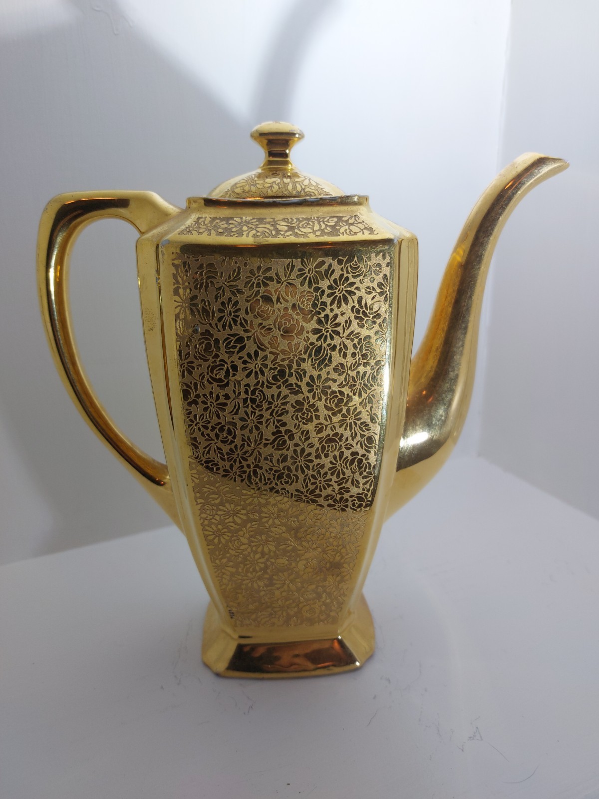 1920s Coffee Pot 24 Carat Gold & Platinum Arzberg Bavarla Germany