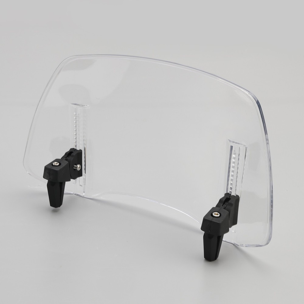 Universal Adjustable Windshield Clip On Wind Screen Deflector Extension Spoiler#