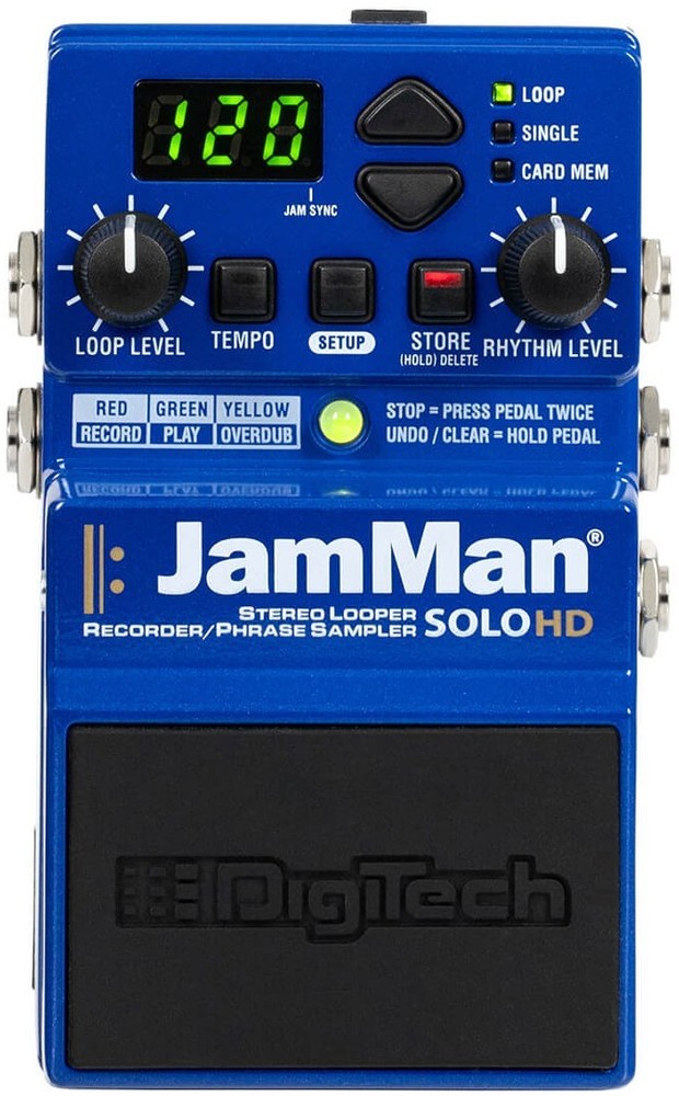 DigiTech JamMan Solo HD High Def Stereo Looper Pedal