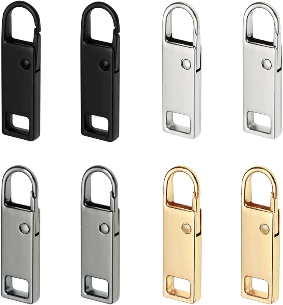 Zipper Pull Replacement Upgraded, 8 Pcs Detachable Zipper Pull Tabs for Lugga...