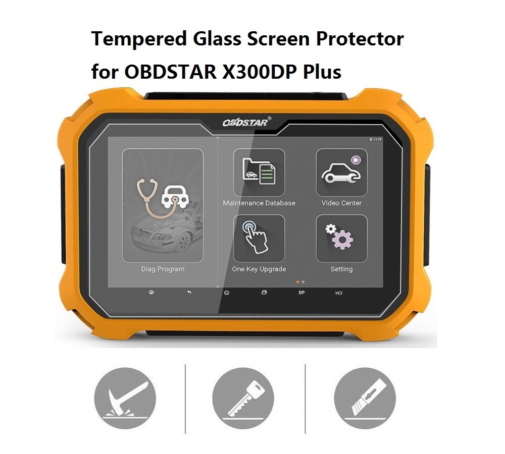 Tempered Glass Screen Protector Cover for OBDSTAR X300 DP X300DP Plus Programmer