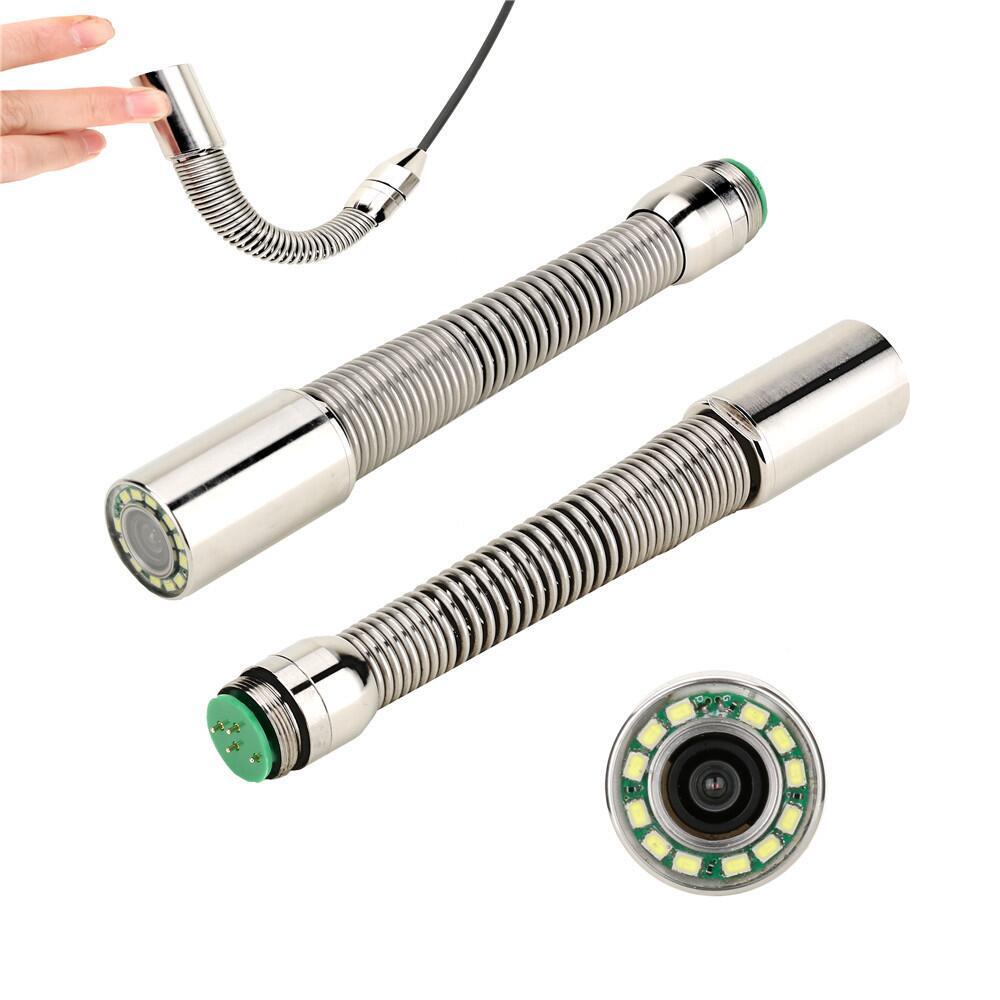 30M Sewer Pipe Inspection Camera 512HZ Self-leveling Meter Counter 9" DVR