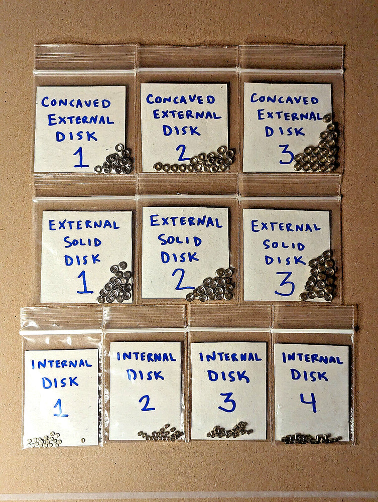 Mul-T-Lock Master Pin Kit 200 Piece Set Internal External Solid Disk Concaved