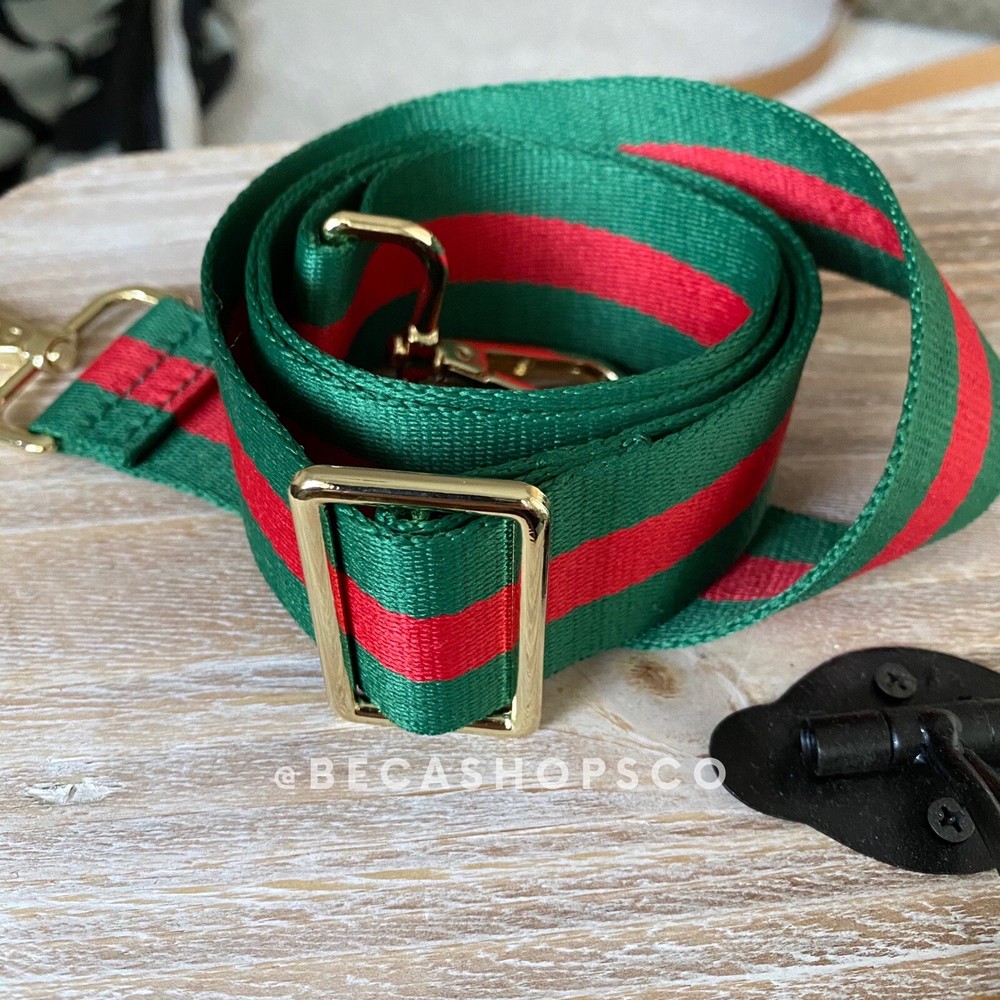 Red and Green Web Canvas Strap Replacement
