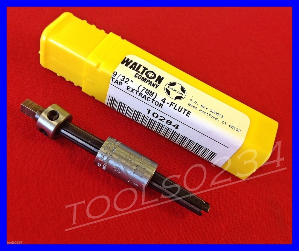 9/32" 7mm Walton 10284 Tap Extractor 4 Flute USA