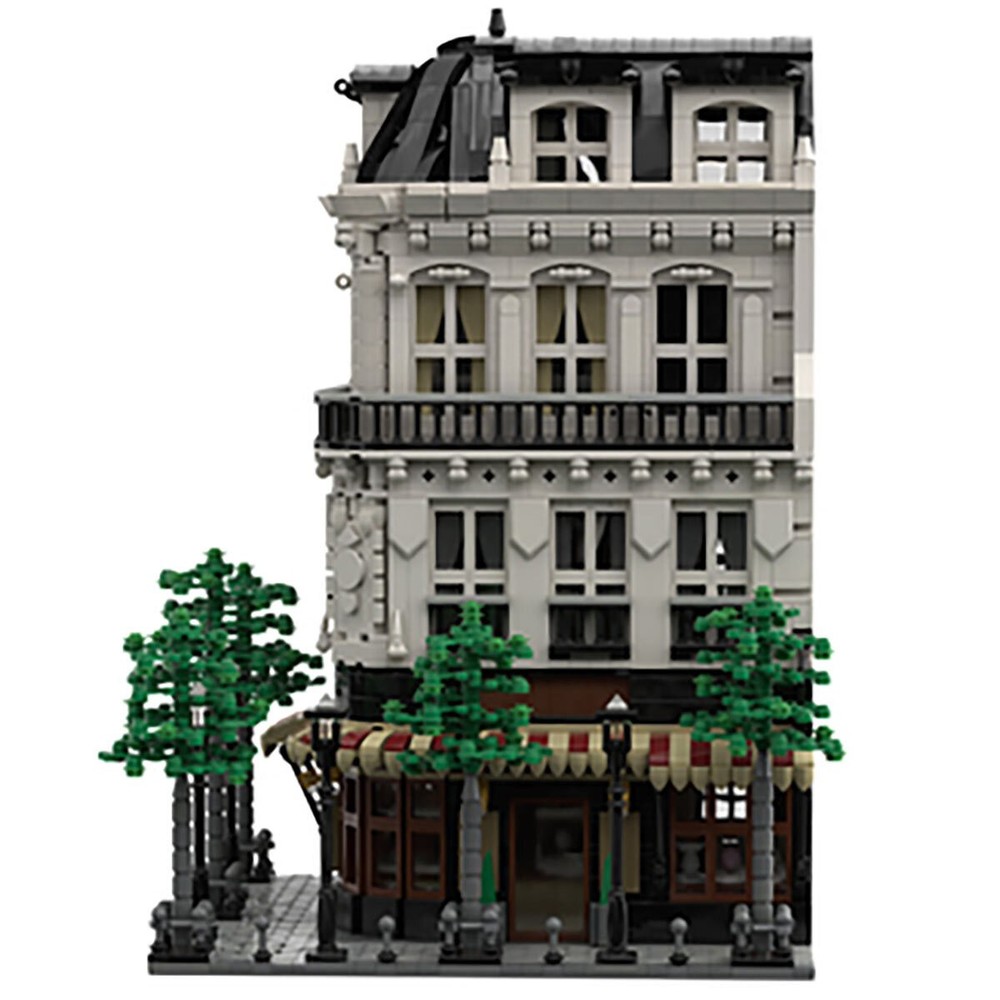 MOC Modular Corner Building Bakery and Photo Studio 4204pcs DIY Set