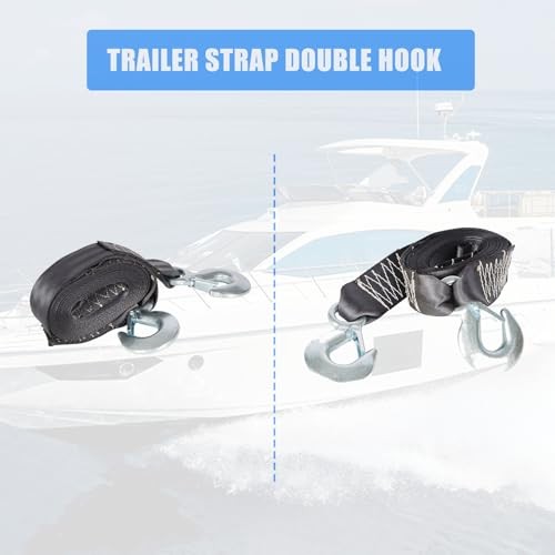 Trailer Winch Strap Double Hook Replacement for Ranger Boats 9642019