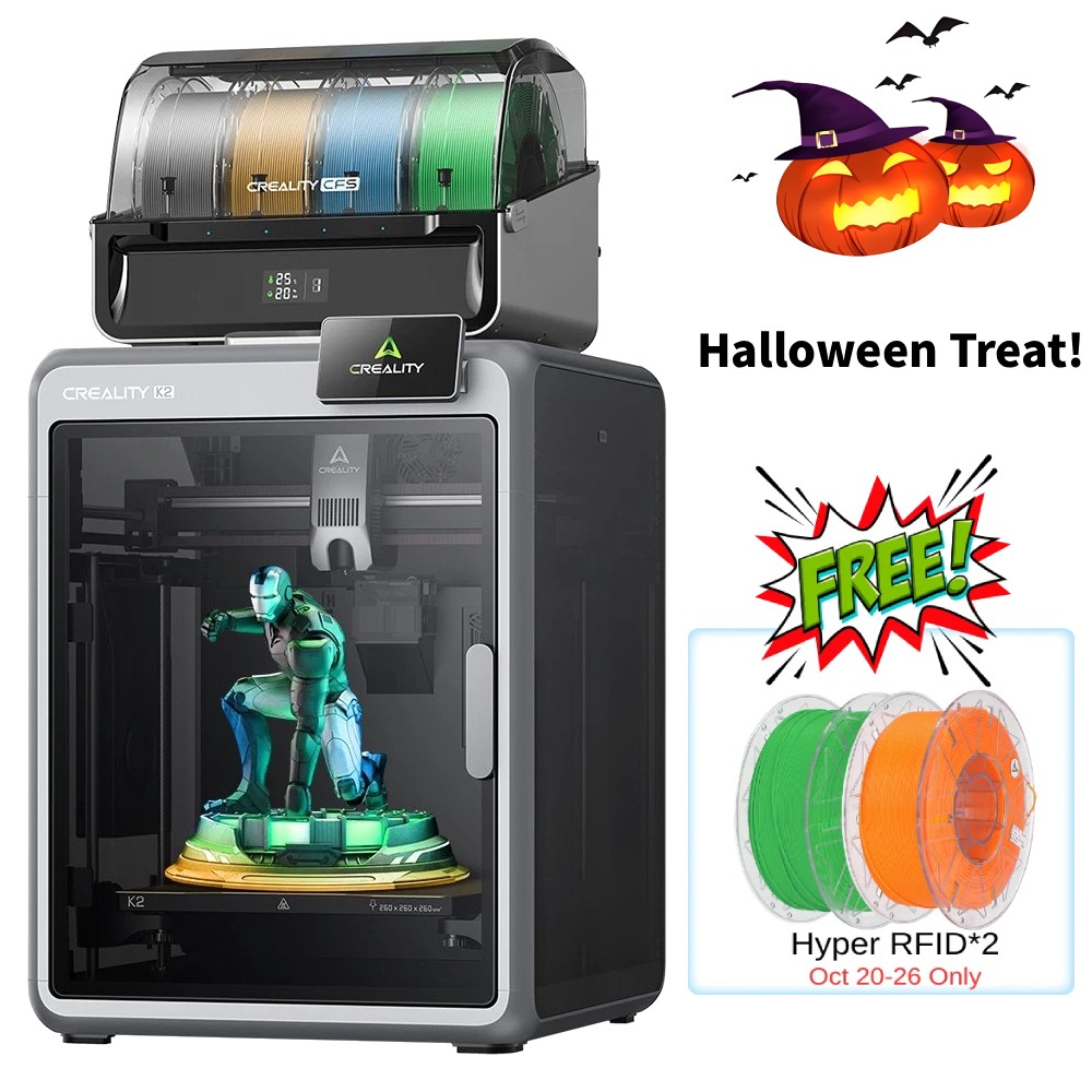 🔥Creality K2 Combo 3D Printer 600mm/s Speed MultiColor with Free 2KG RFID PLA