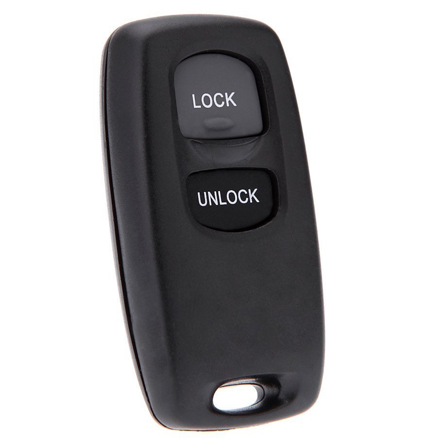 Uncut Key Replacement 2 Button Keyless Entry Remote Key Fob Case and9450