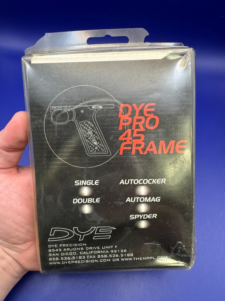 AGD Automag Dye Frame-NOS-Silver