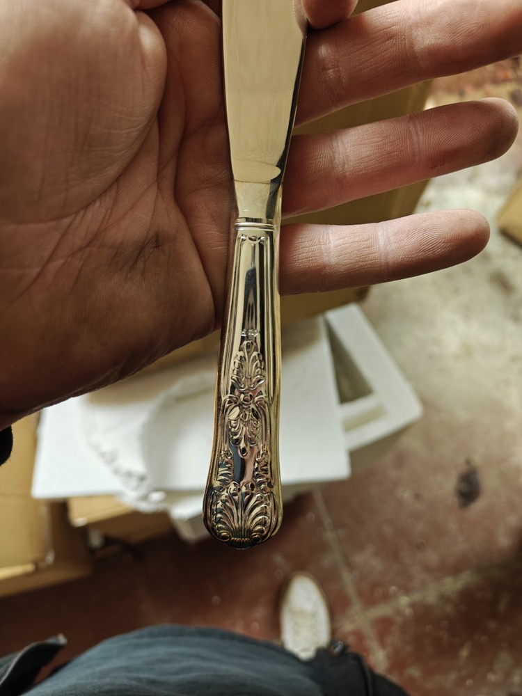 Silver Plated Vintage Knives