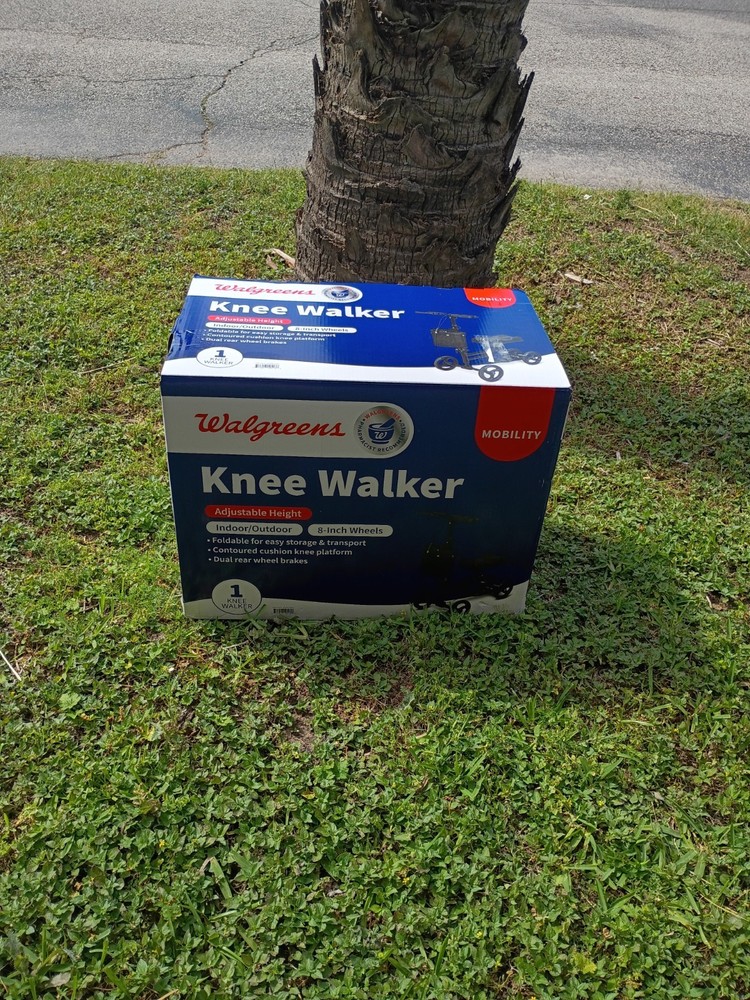 Walgreens Knee Walker Bicycle Scooter NEW! 8" Wheels