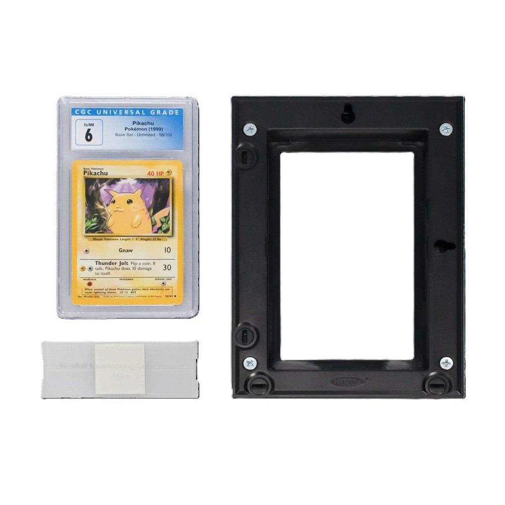 8 BCW Interlocking Graded Card Display Frames Holds PSA BGS SGC HGA Connectable