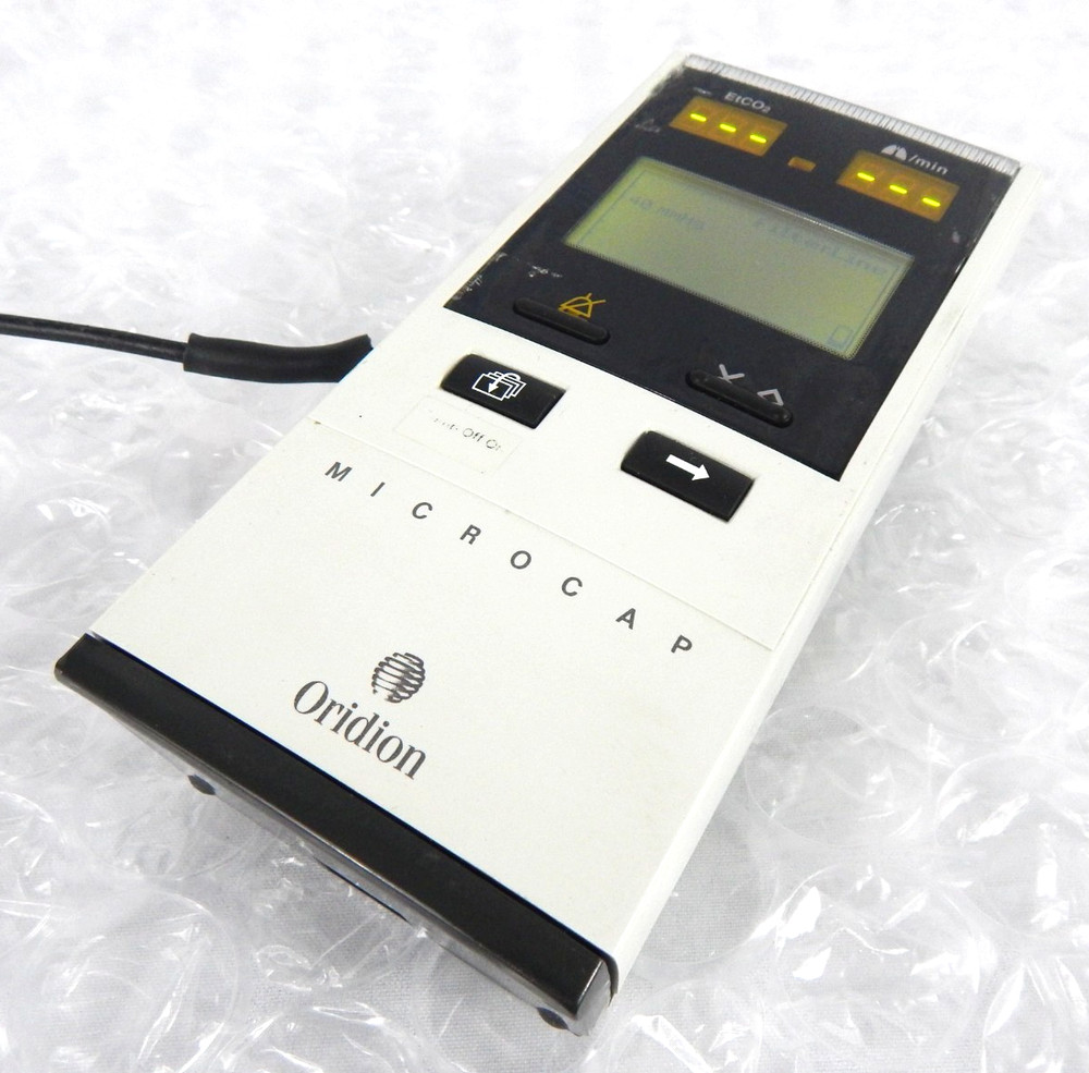 ORIDION MICROCAP HANDHELD CAPNOGRAPH S/N 608