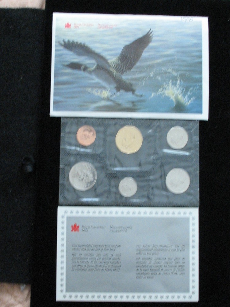 1990 CANADA PROOFLIKE MINT SET * WITH ORIGINAL MINT PACKAGING *